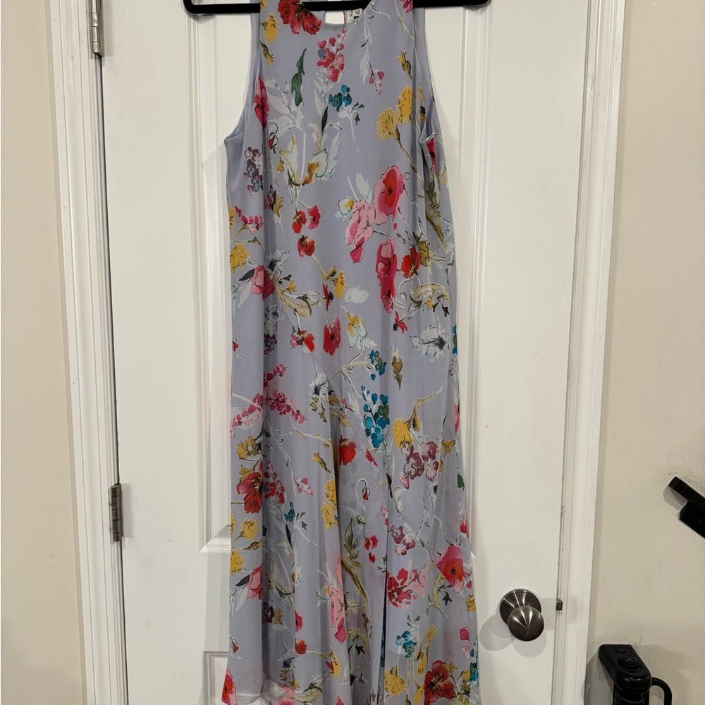 RACHEL Rachel Roy Multicolor Floral Midi Dress